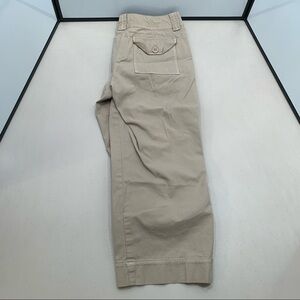 Eddie Bauer Womens Tan Adjustable Rollup Cuffs Cargo Capris Size 2 (See Pics)